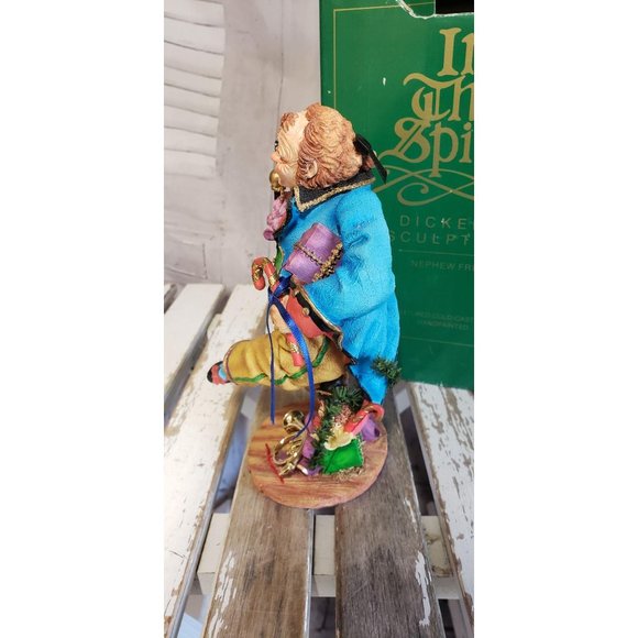 Dept 56 Dickens Sculpture In the Spirit Nephew Fre - Picture 5 of 6